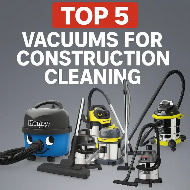 Top 5 vacuums for construction cleaning